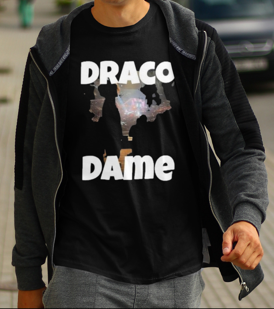 Draco Dame Basketball Arena Silhouette Scene T-Shirt