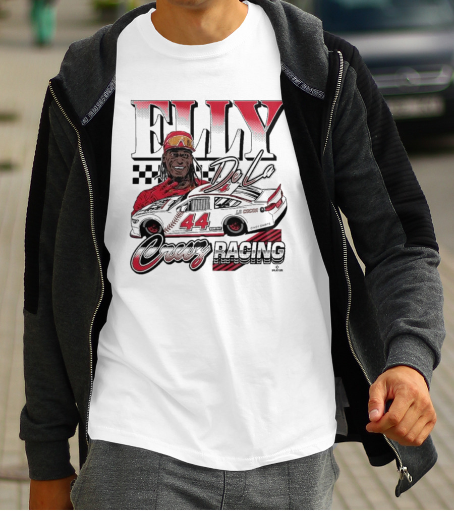 Elly De La Cruz Racing Car 44 Racing T-Shirt