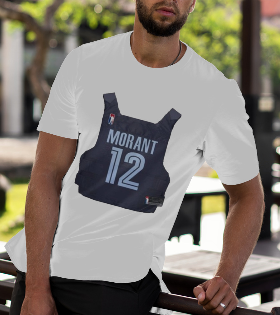 Morant 12 Bulletproof Vest Jersey NBA T-Shirt