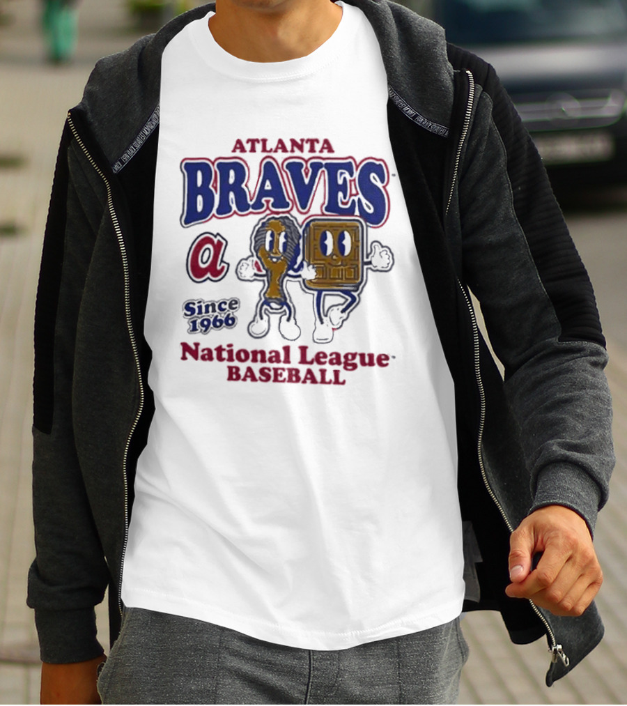 Atlanta Braves Cooperstown Collection Since 1966 National League Baseball T-Shirt