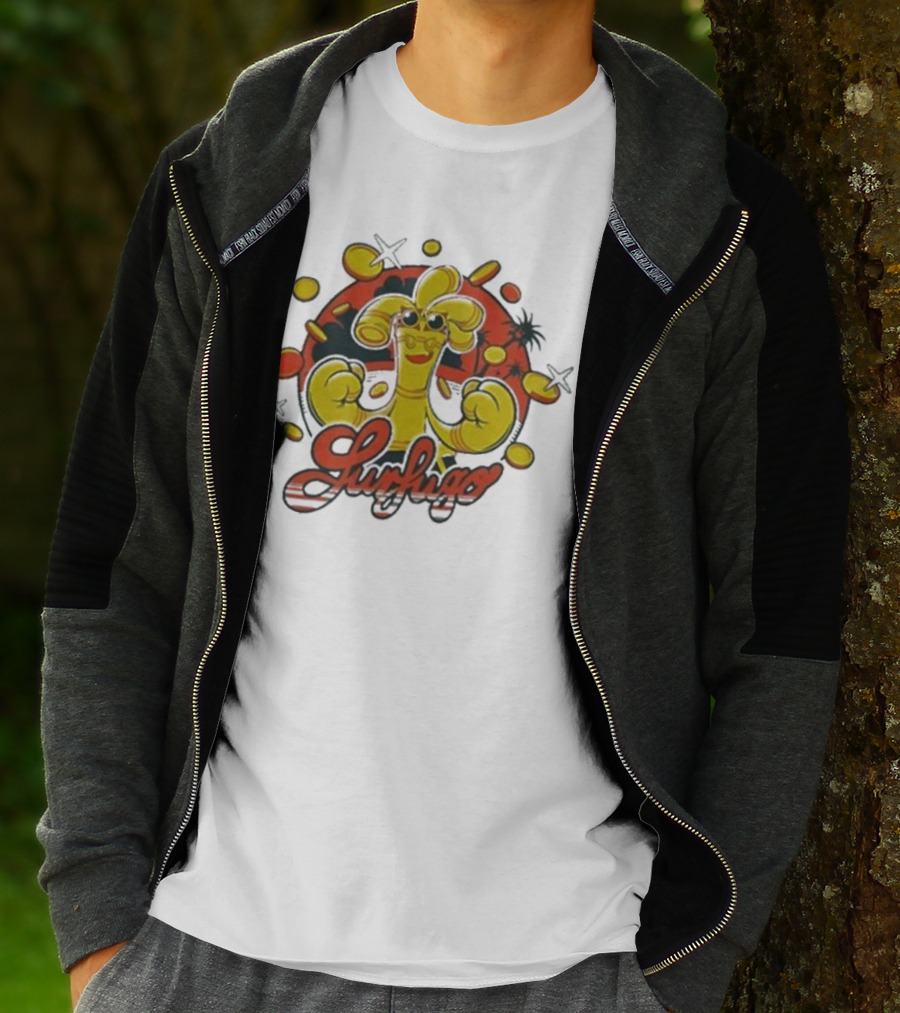 Meccha Japan Gholdengo Lurking Pokemon Ringer T-Shirt