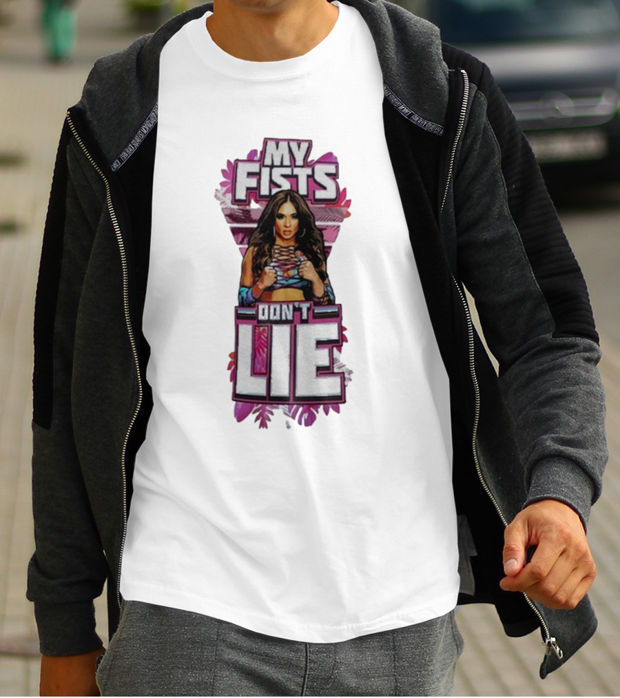 MY FISTS DON'T LIE Boxing Champion T-Shirt