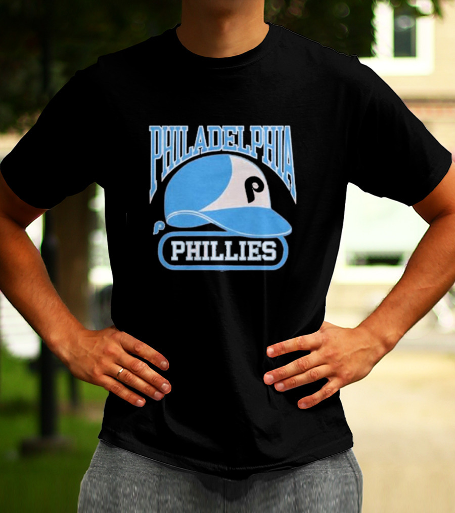 Philadelphia Phillies Blue Helmet Logo T-Shirt