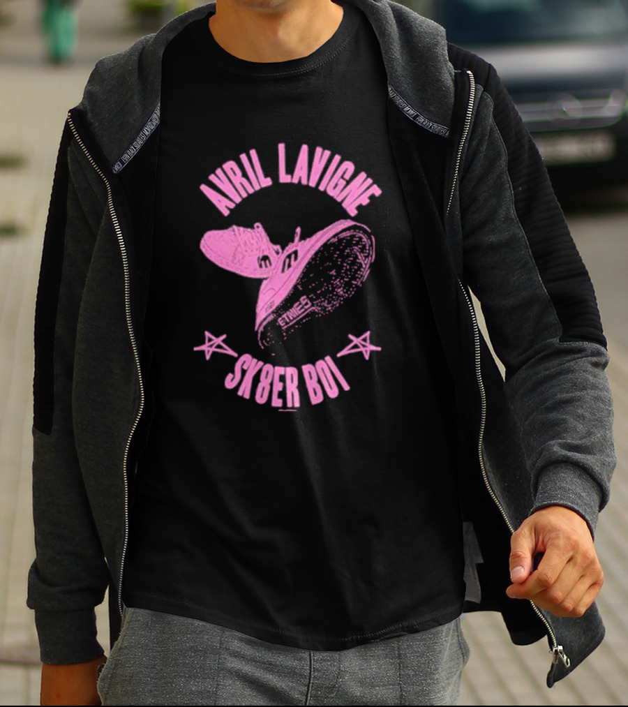 AVRIL LAVIGNE SK8ER BOI ETNIES STAR T-Shirt