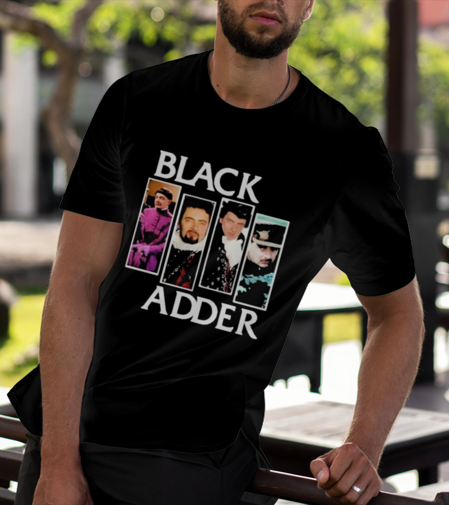 Black Adder Images Rowan Atkinson T-Shirt