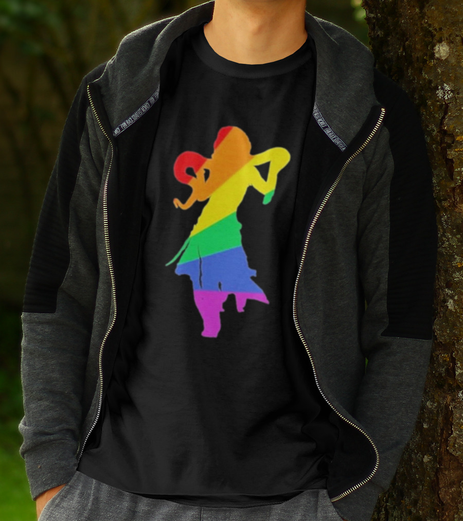 Abeardedhero Just Listen Rainbow T-Shirt