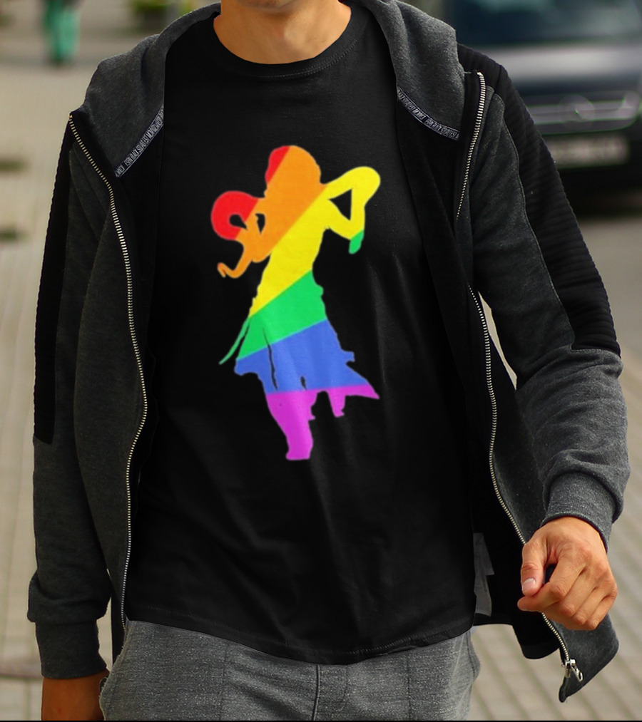 Abeardedhero Just Listen Rainbow T-Shirt