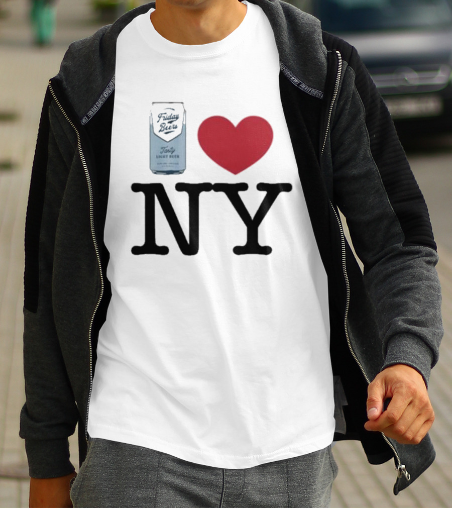 Friday Beers I Love NY T-Shirt