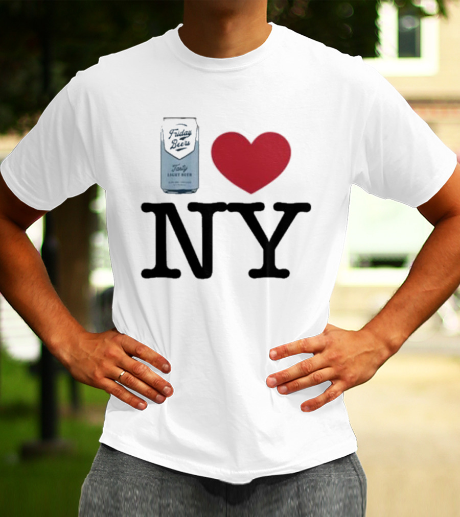 Friday Beers I Love NY T-Shirt