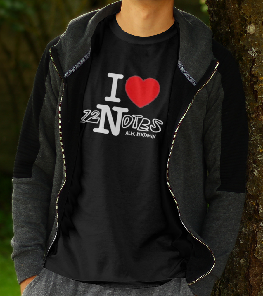 I Love 12 Notes Alec Benjamin T-Shirt