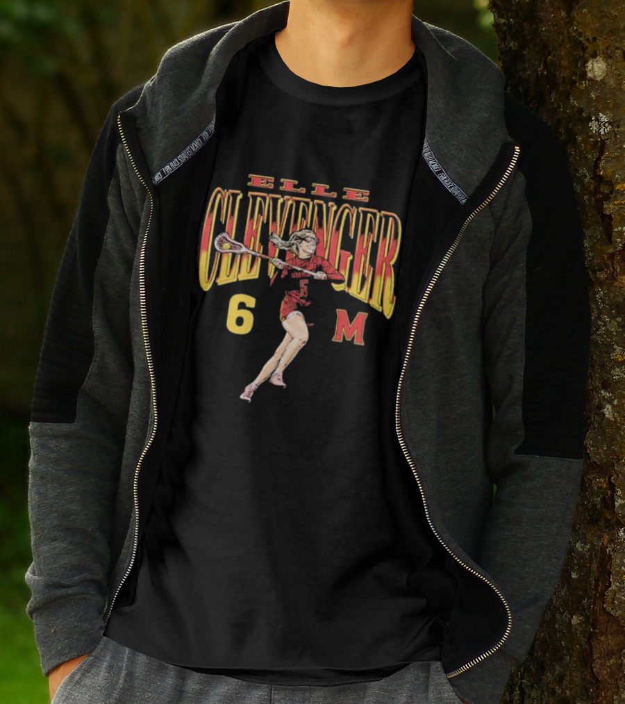 Eloise Clevenger Classics Collection Elle Clevenger 6 Maryland Lacrosse T-Shirt