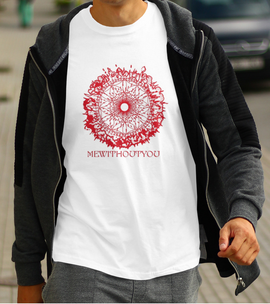 Mewithoutyou Red Symbolic Mandala T-Shirt