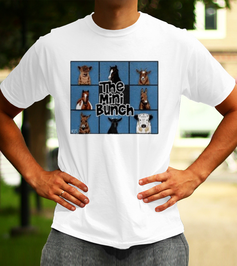 The Mini Bunch Nine Cartoon Animal Portraits T-Shirt
