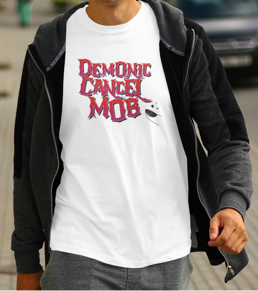Demonic Cancel Mob Vintage Gothic T-Shirt
