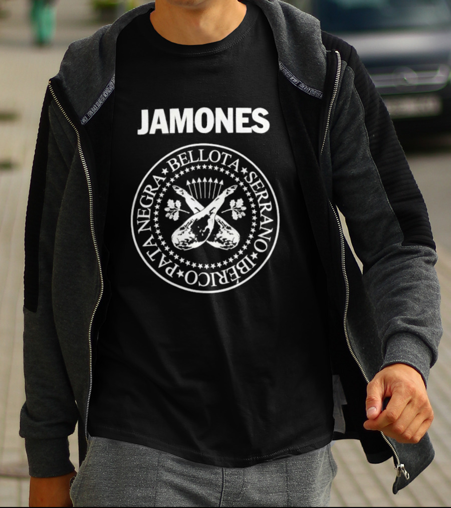 Jamones Bellota Serrano Iberico Pata Negra Emblem T-Shirt