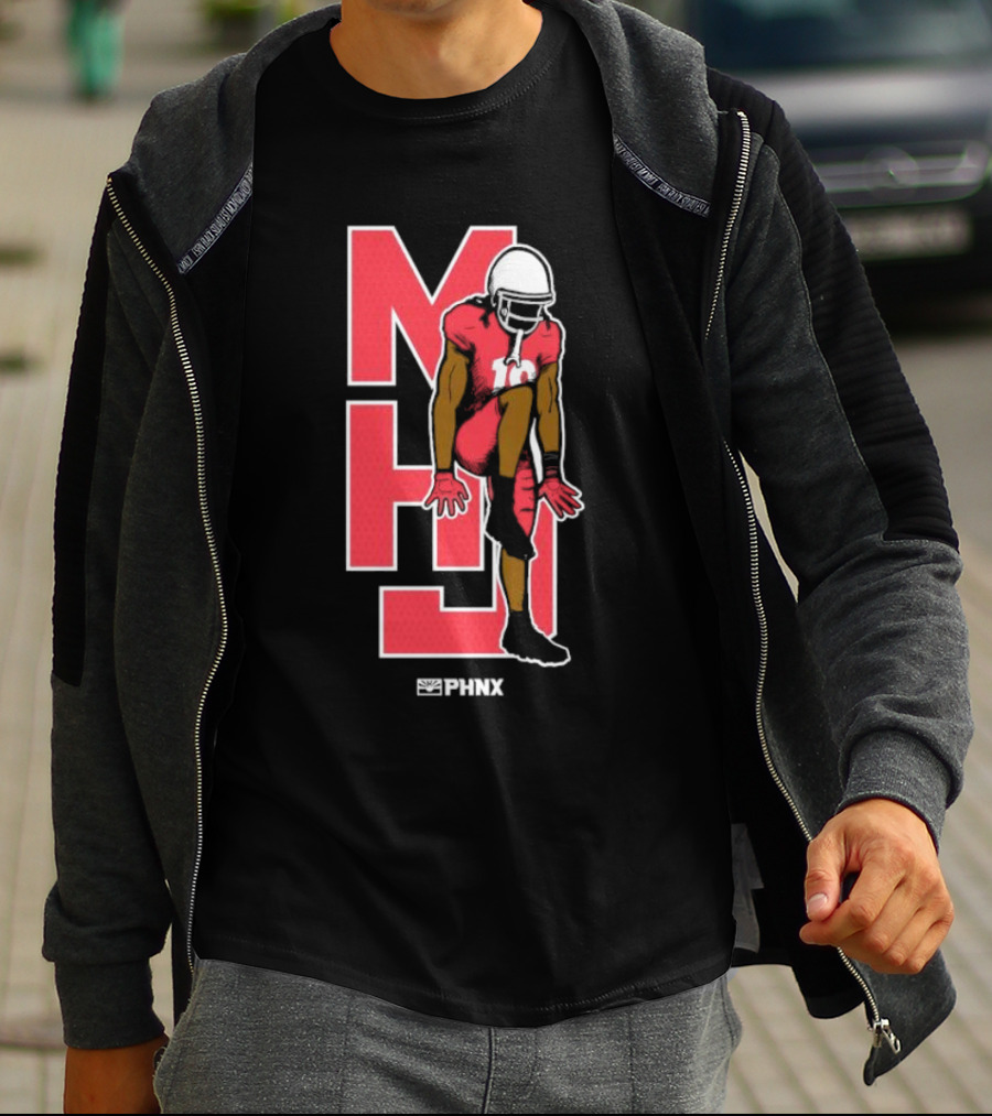 MHJ PHNX Cardinals Football Player Iconic Pose T-Shirt