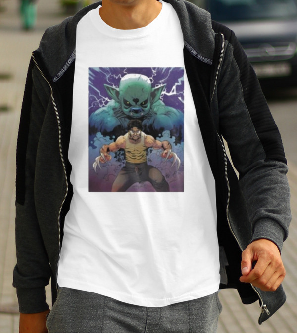 Rick Glassman Rick And Goblin Wolverine Style Fantasy T-Shirt