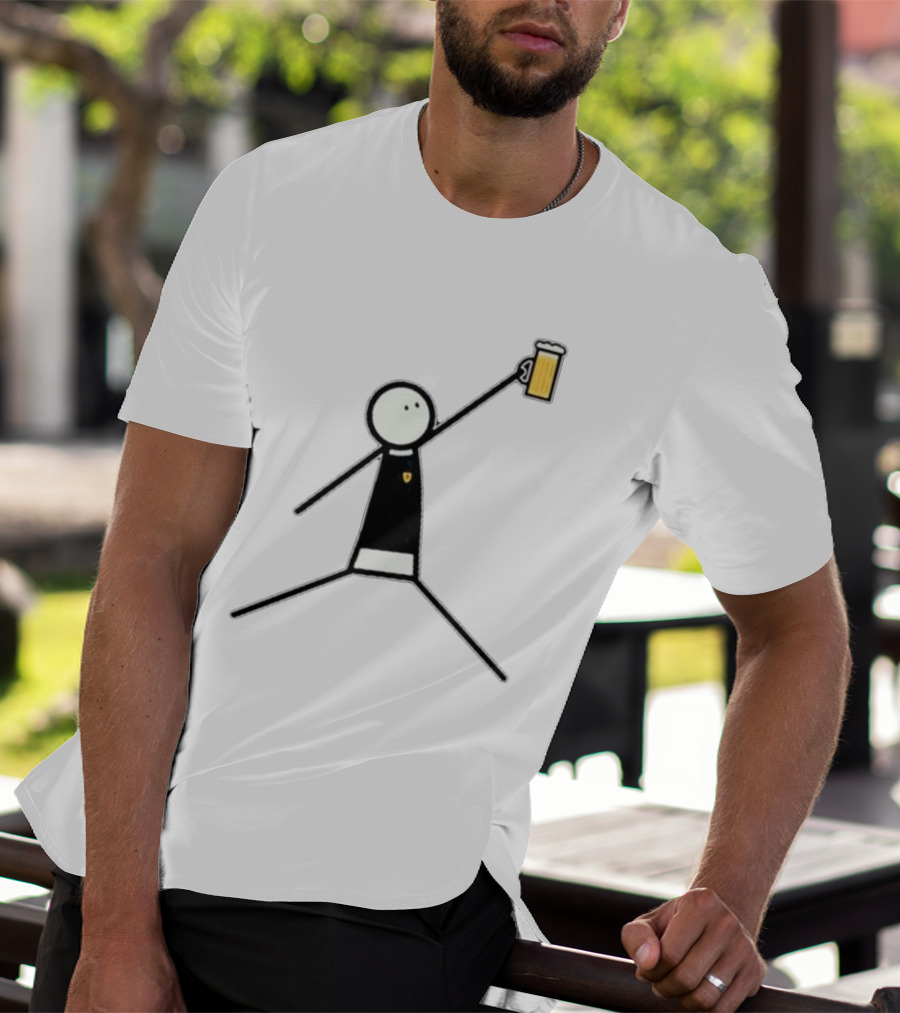 The Schottland Jumpman Stick Figure Beer Icon Scotland T-Shirt