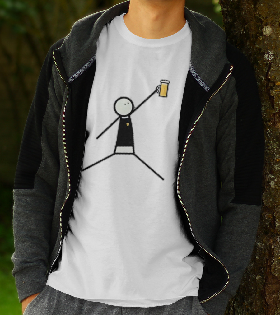 The Schottland Jumpman Stick Figure Beer Icon Scotland T-Shirt