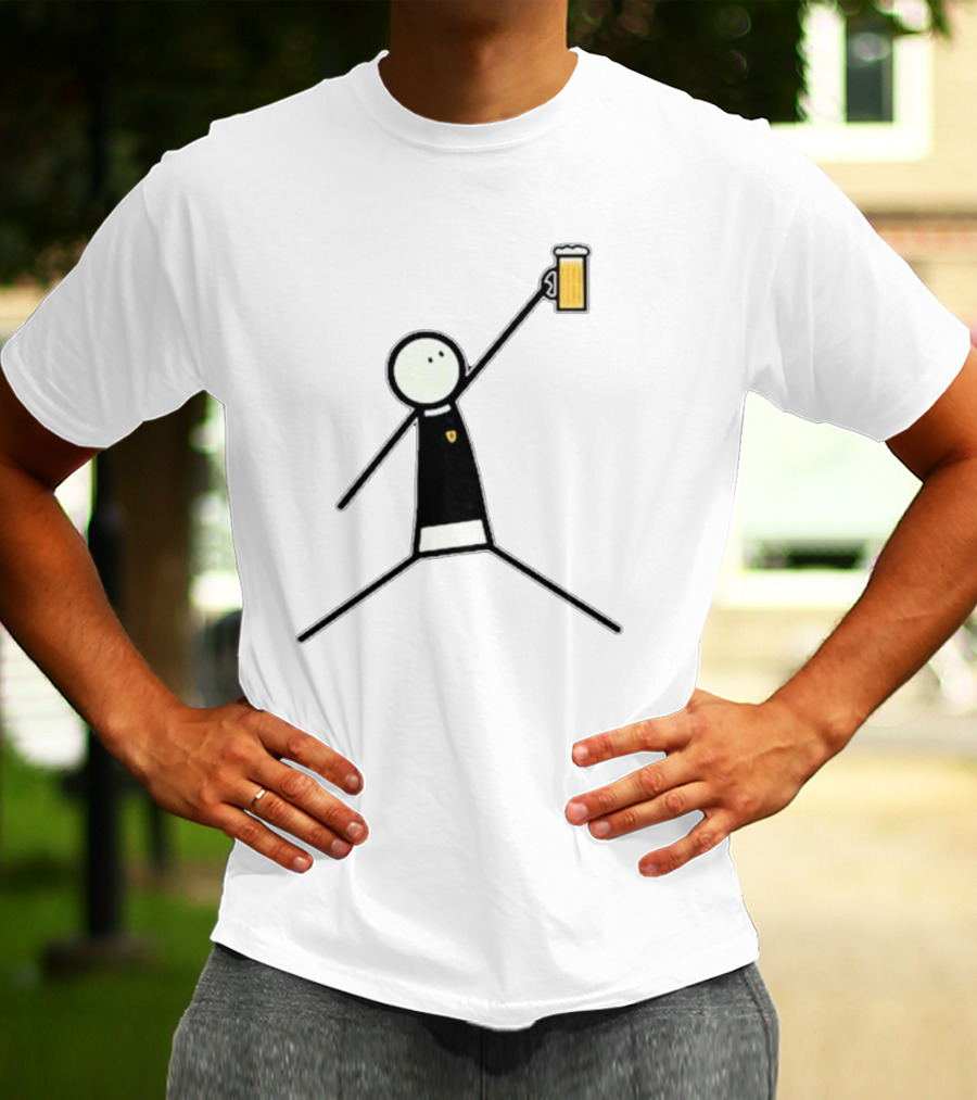 The Schottland Jumpman Stick Figure Beer Icon Scotland T-Shirt