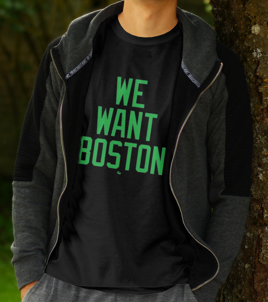 We Want Boston Jayson Tatum Basketball Celtics Fan Gear T-Shirt