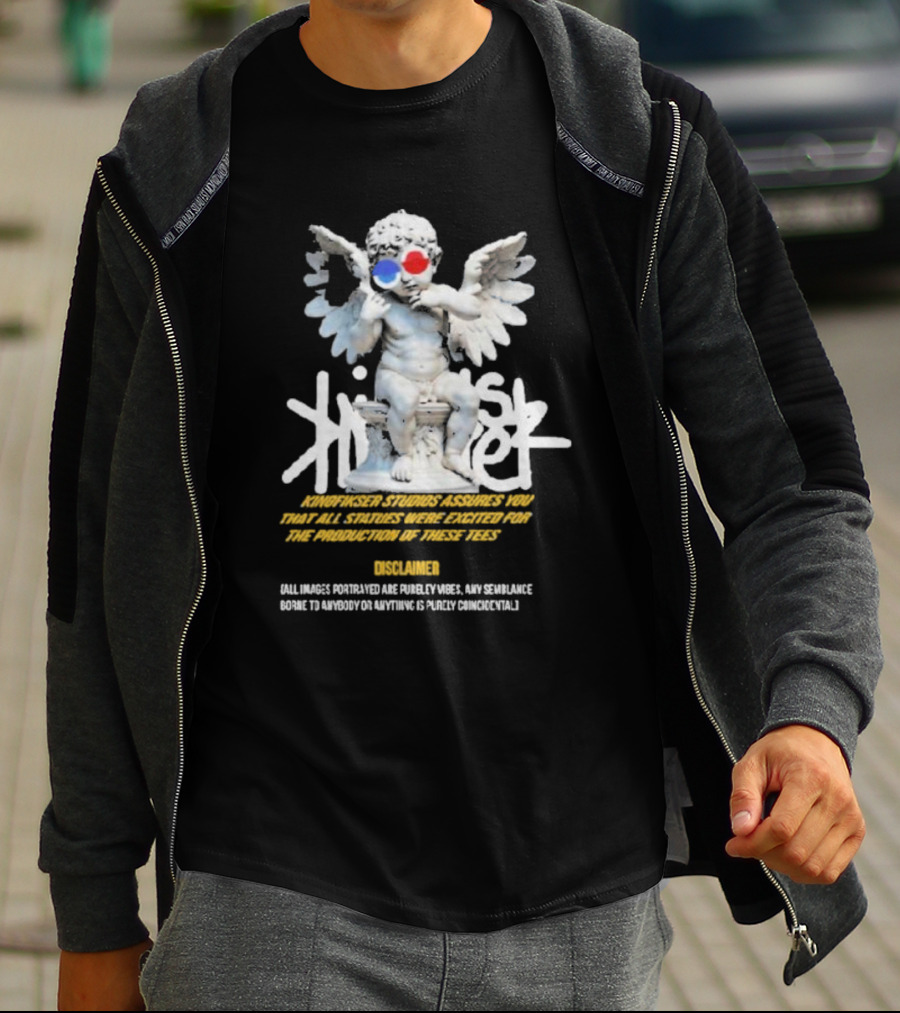 Kingfisher Studios Assures You Statues Were Excited For Tees Purely Vibes Innocental T-Shirt