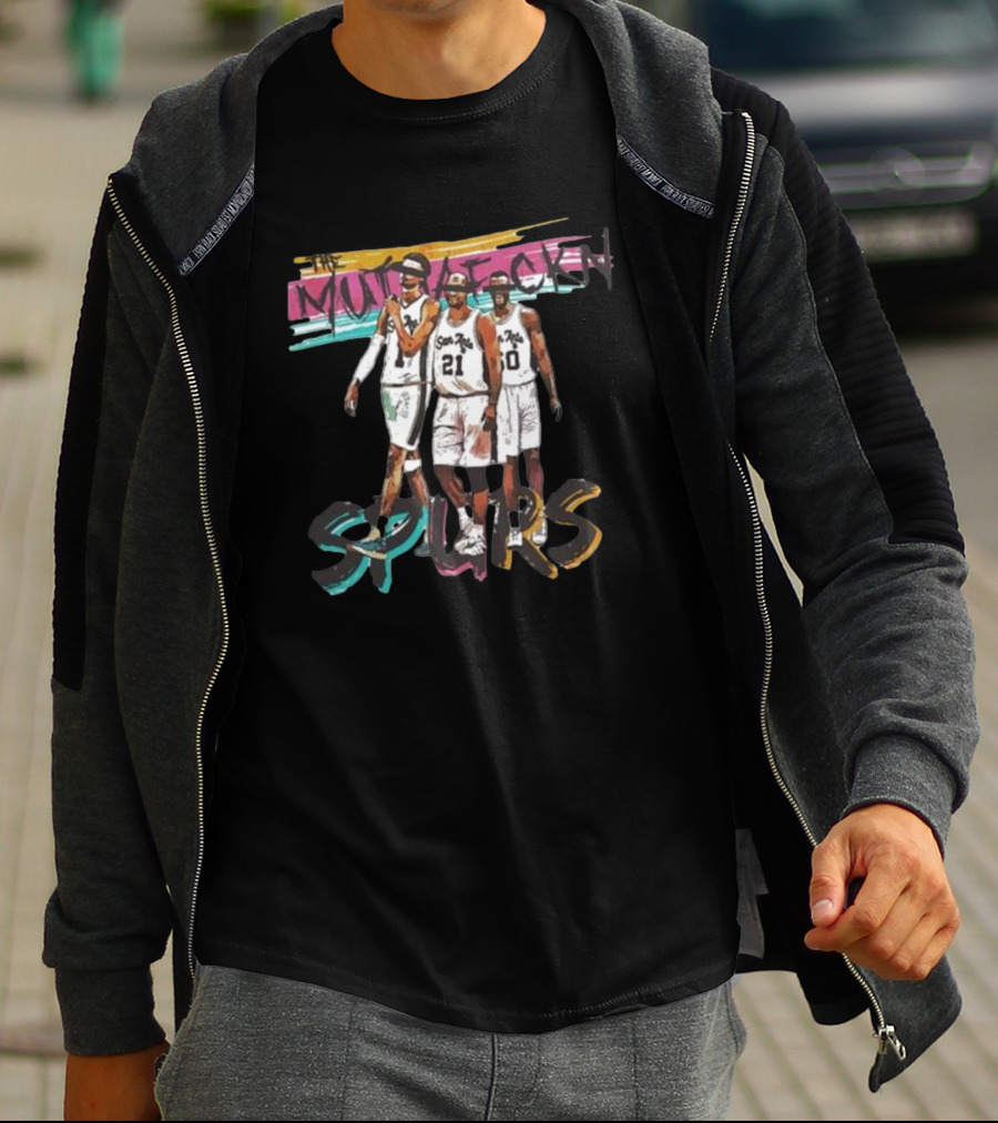 The Muthafckin Spurs San Antonio Basketball Team Trio T-Shirt