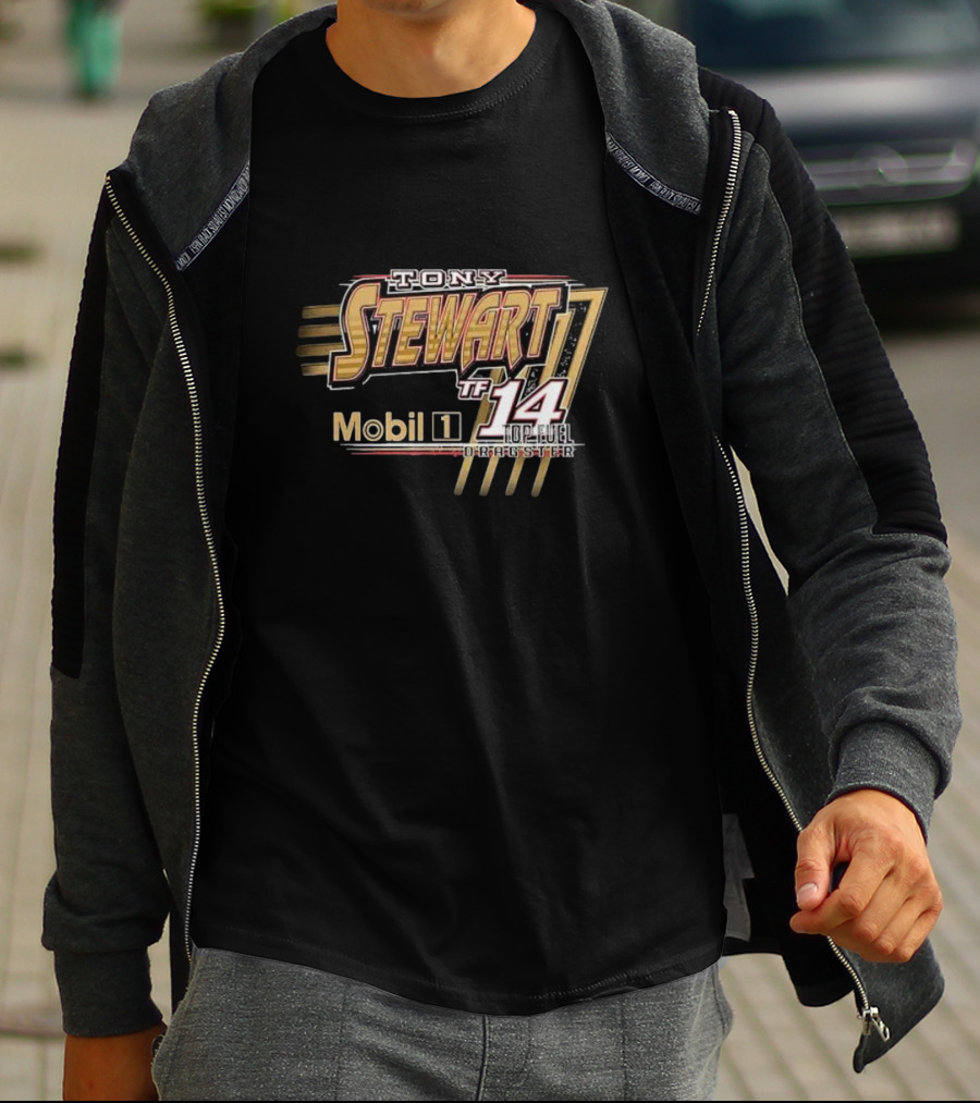 Tony Stewart Mobil 1 TF 14 Top Fuel Dragster T-Shirt
