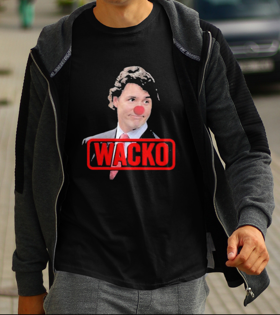 Trudeau Wacko Red Nose Canadian Clown T-Shirt
