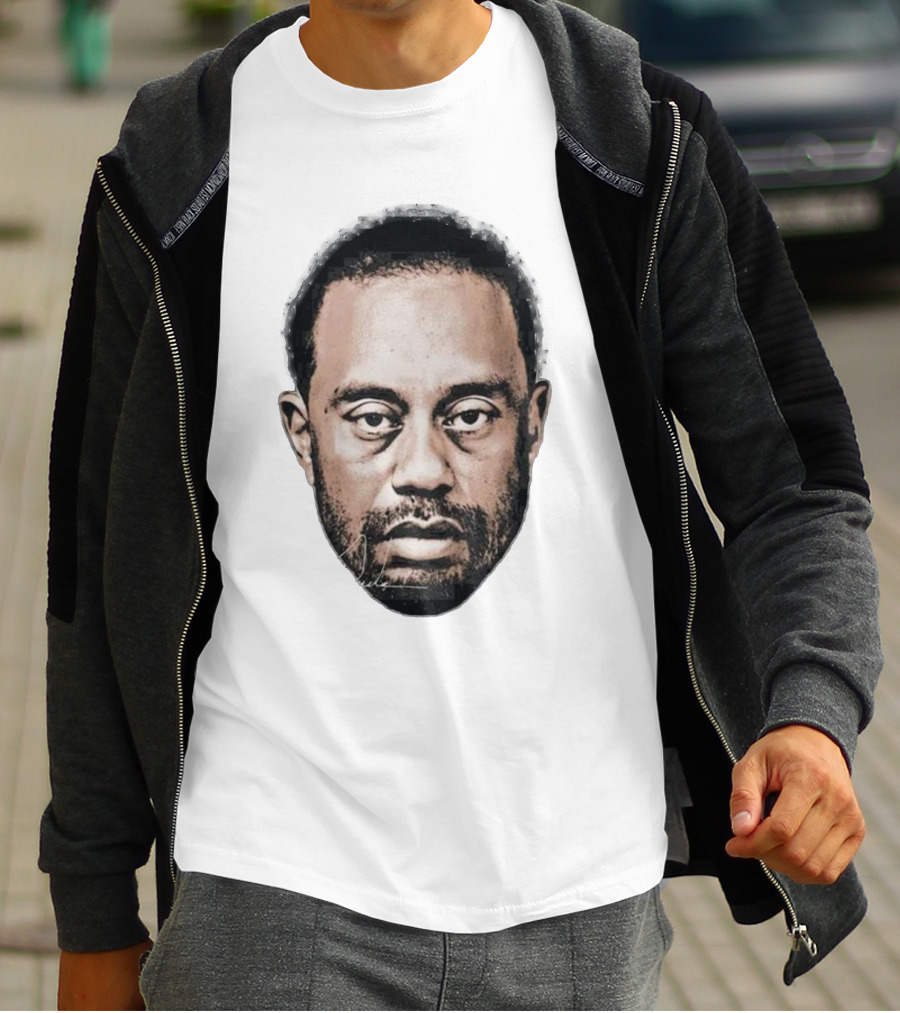 Tiger Woods Face Shot T-Shirt