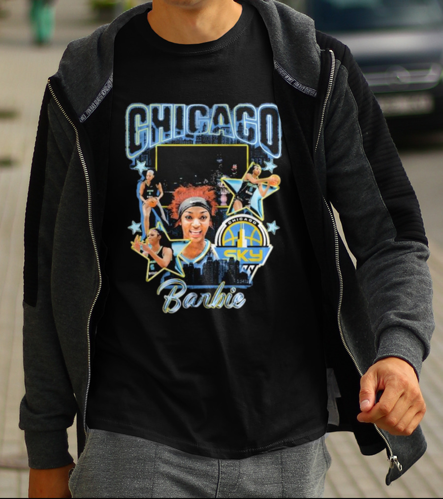 Chicago Sky Barbie Basketball Chicag0 Images T-Shirt