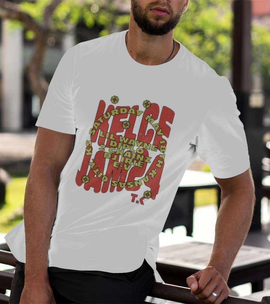 Saturday May 18th Kansas City Kelce Jam Lil Wayne Diplo 2 Chainz DJ Irie E-V Tk T-Shirt