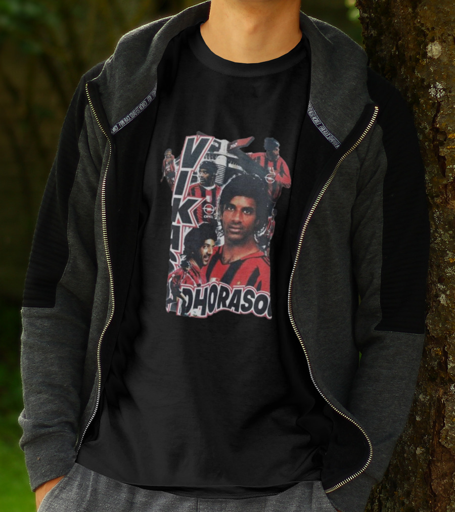Vikash Dhorasoo AC Milan Retro Collage T-Shirt