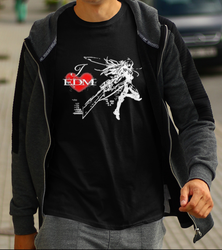 Ninajirachi I Love EDM Cyber Warrior Dance Fusion T-Shirt