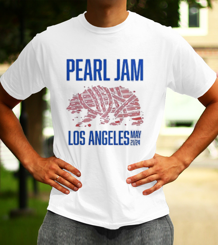 Pearl Jam Los Angeles May 21 24 Deep Sea Diver Event Night 1 Kia Forum Two Sides Print Premium T-Shirt