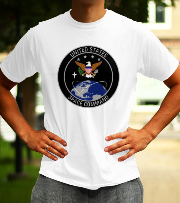 United States Space Command Eagle Emblem T-Shirt