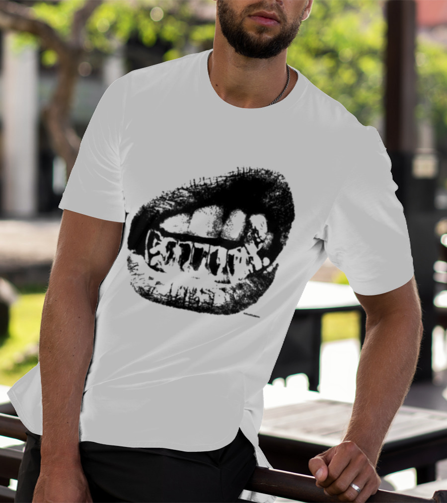 Wally1k Fang Mouth Sketch T-Shirt