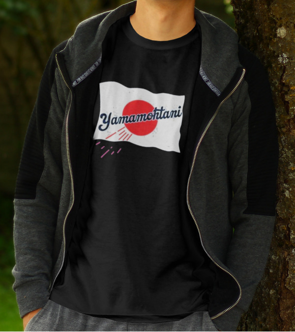 Yamamohtani Rising Sun Japanese Flag Yamamoto T-Shirt