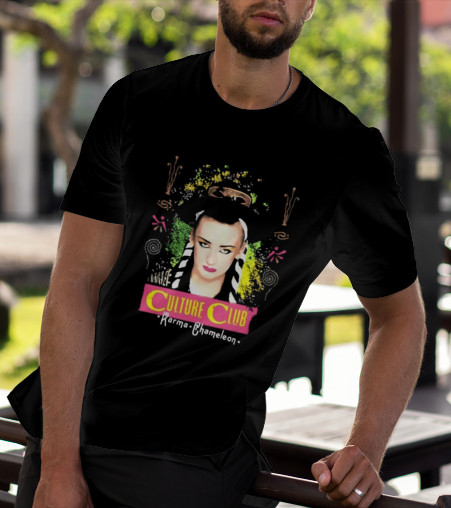 Culture Club Karma Chameleon Boy George T-Shirt