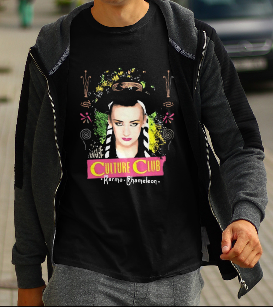 Culture Club Karma Chameleon Boy George T-Shirt