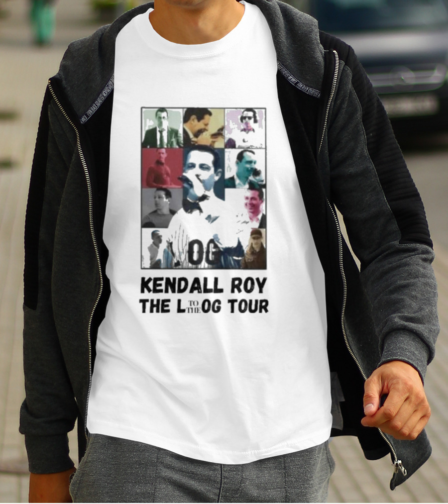 Kendall Roy Iconic Moments Collage The L To The Og Tour T-Shirt