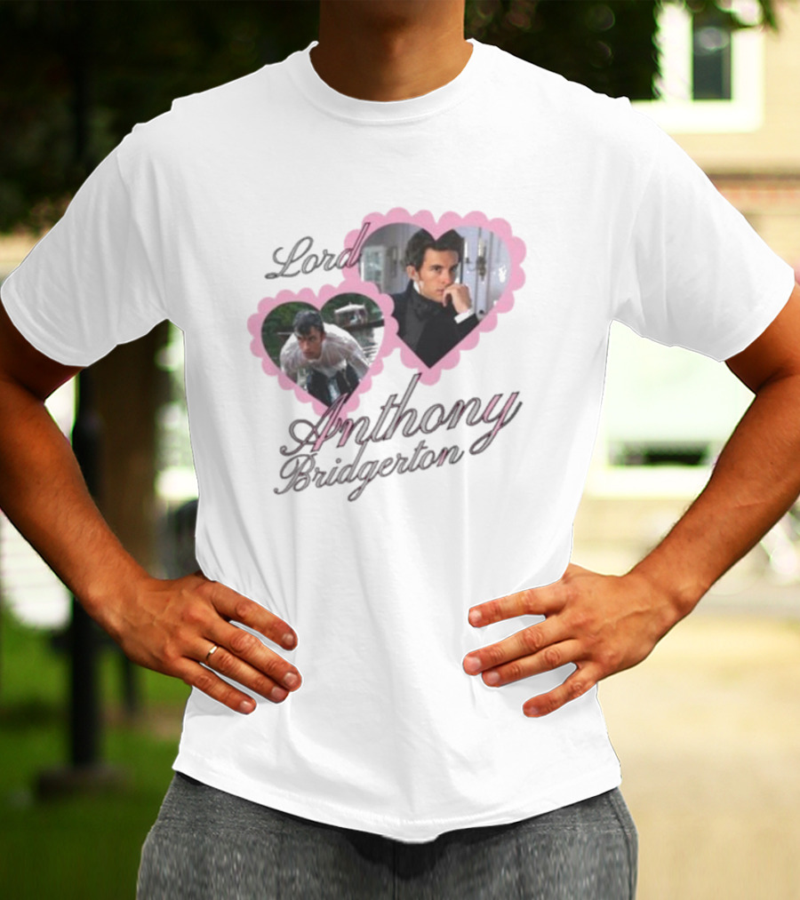 Lord Anthony Bridgerton Heart Frames And Portraits T-Shirt