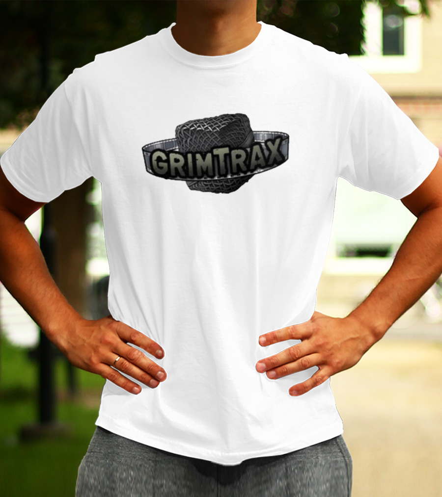 Rifftrax Grimtrax Spinning Tire T-Shirt