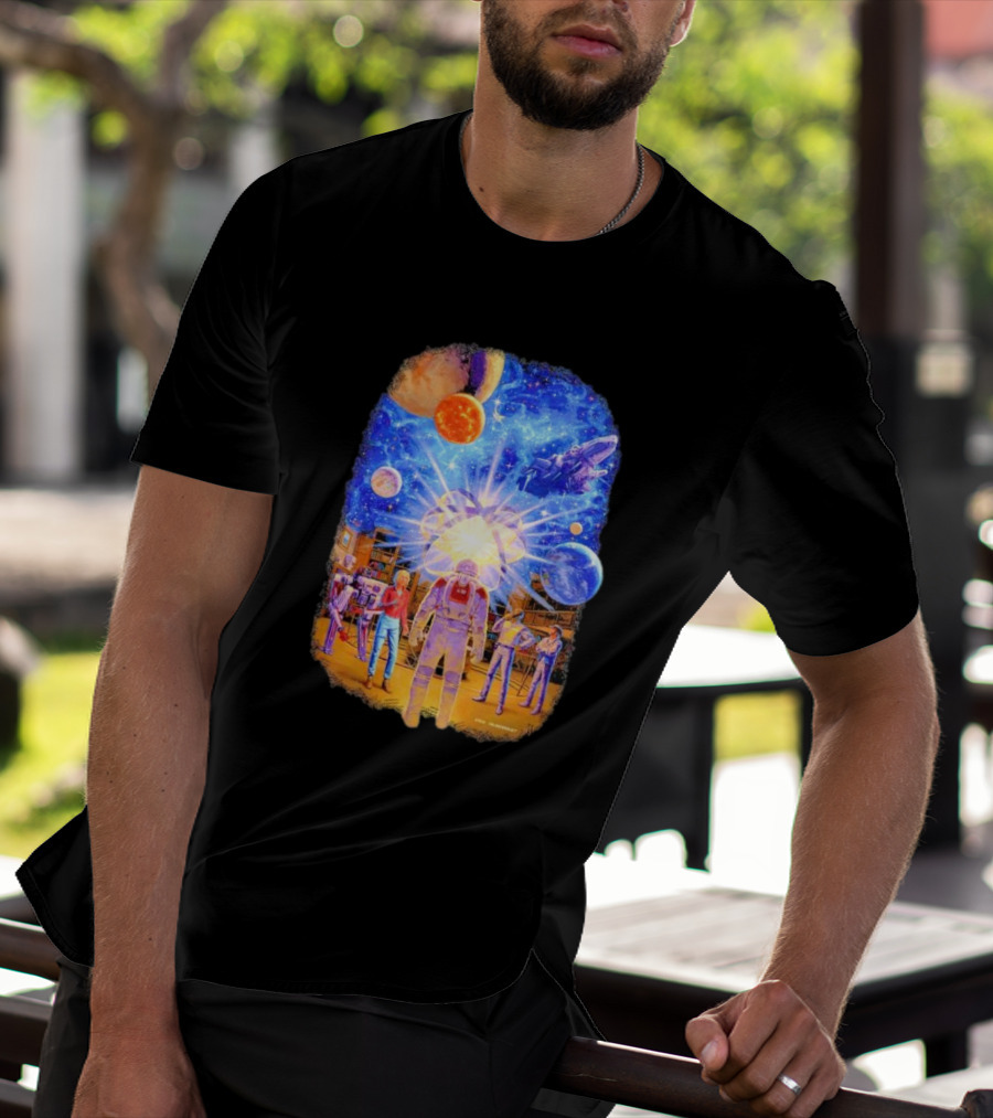 Starfield Secrets Astronaut Adventure Greg Hildebrandt Space Exploration Planets Universe T-Shirt