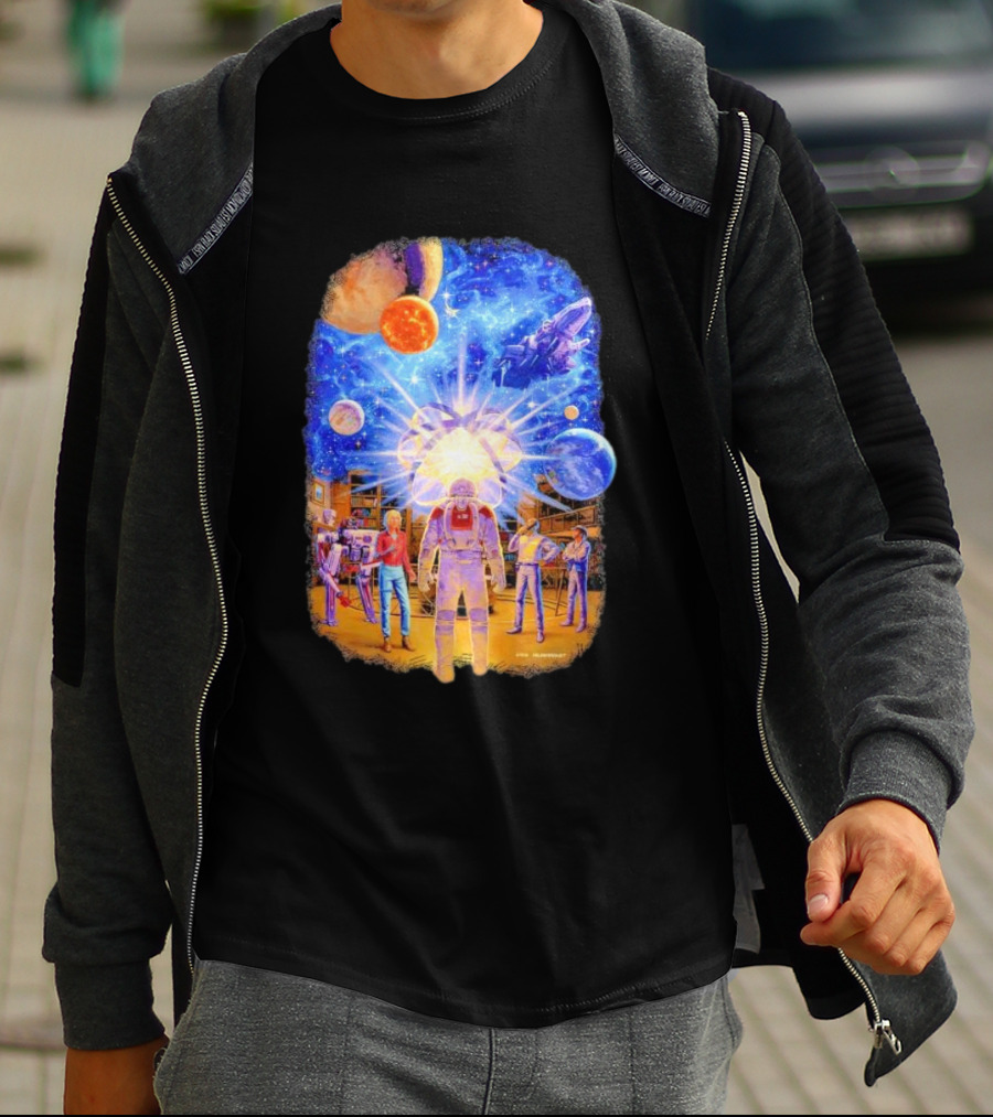 Starfield Secrets Astronaut Adventure Greg Hildebrandt Space Exploration Planets Universe T-Shirt