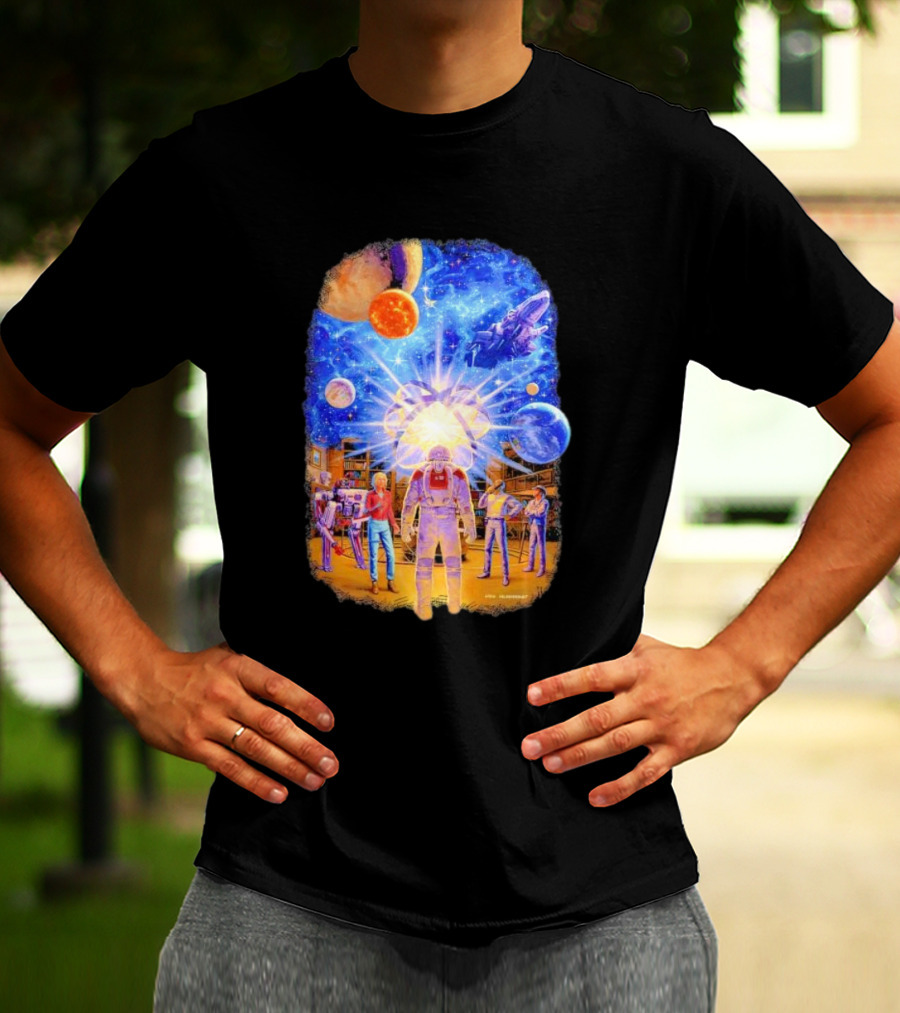 Starfield Secrets Astronaut Adventure Greg Hildebrandt Space Exploration Planets Universe T-Shirt