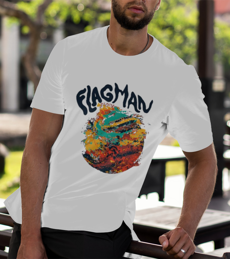 FLAGMAN Swirl Vibrant Earth Hues T-Shirt