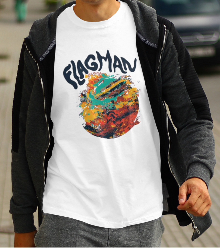 FLAGMAN Swirl Vibrant Earth Hues T-Shirt
