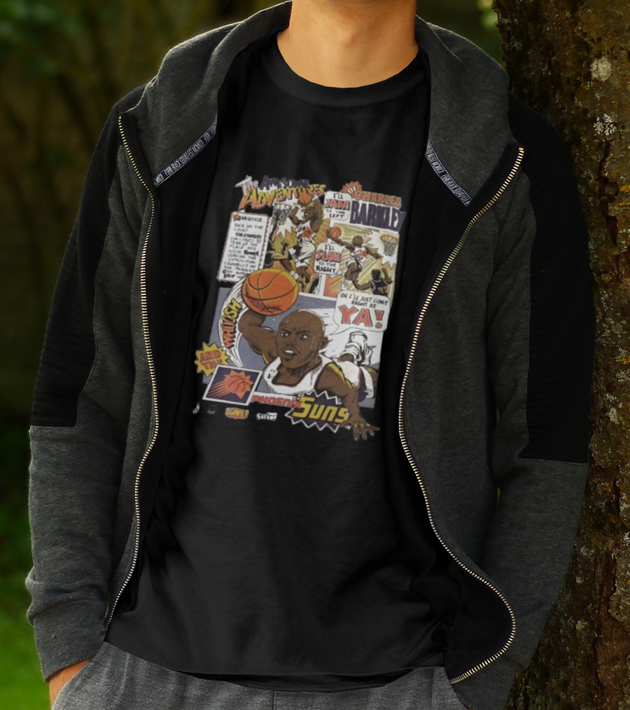 The Adventures Charles Barkley Phoenix Suns Comic Vintage 90s Salem Sportswear T-Shirt