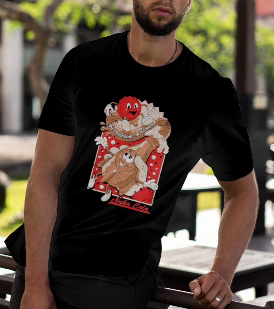 An Explosion Of Flavor Nuka Cola Vintage Ad T-Shirt